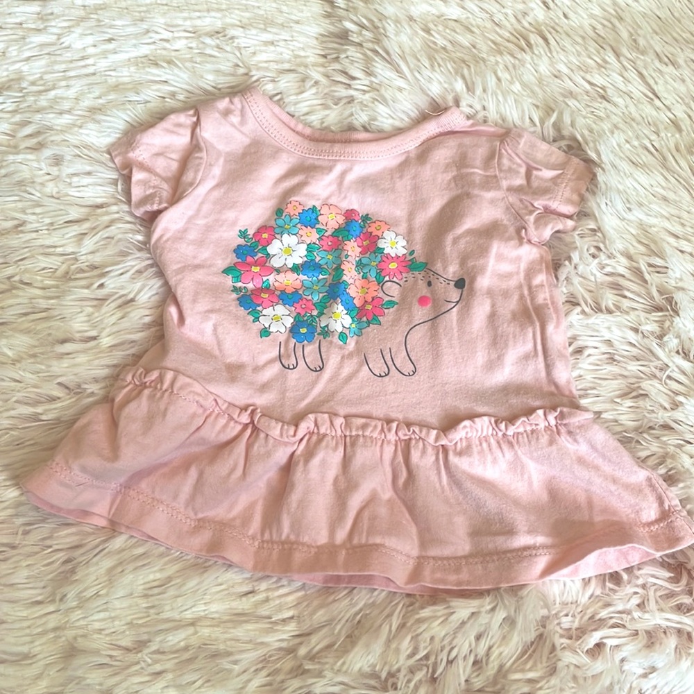 Baby girls pink top